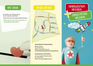 Flyer Bürgerstiftung + KiTa