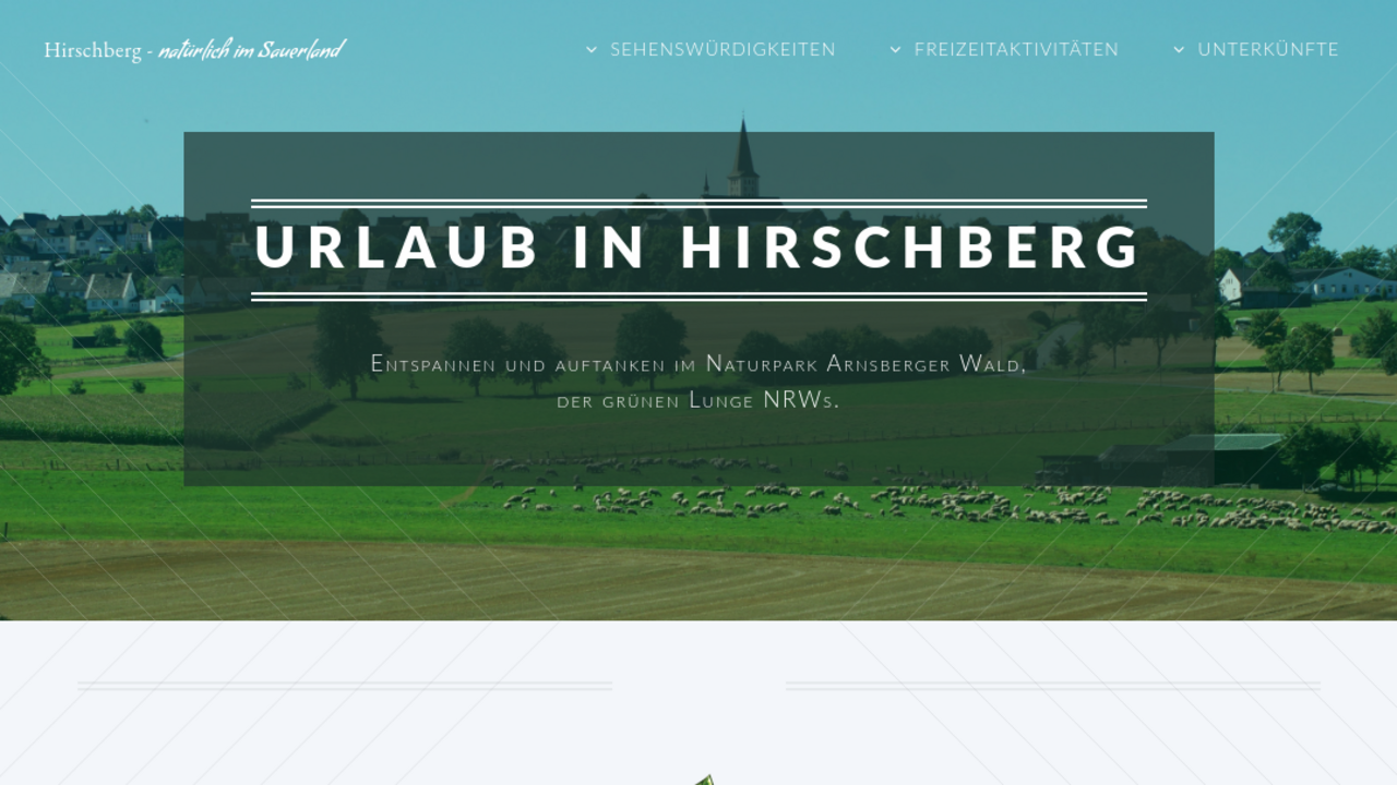 Screenshot hirschberg-touristik.de